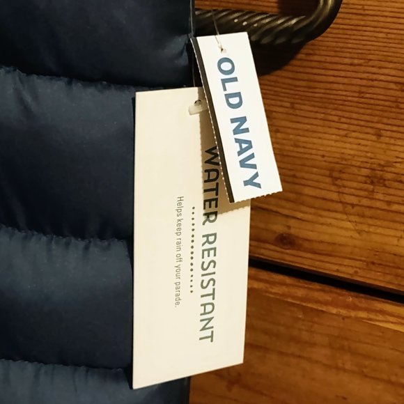 "Old Navy Men's Blue Water-Resistant Puffer Vest -New"🧥💧 - Picture 5 of 5